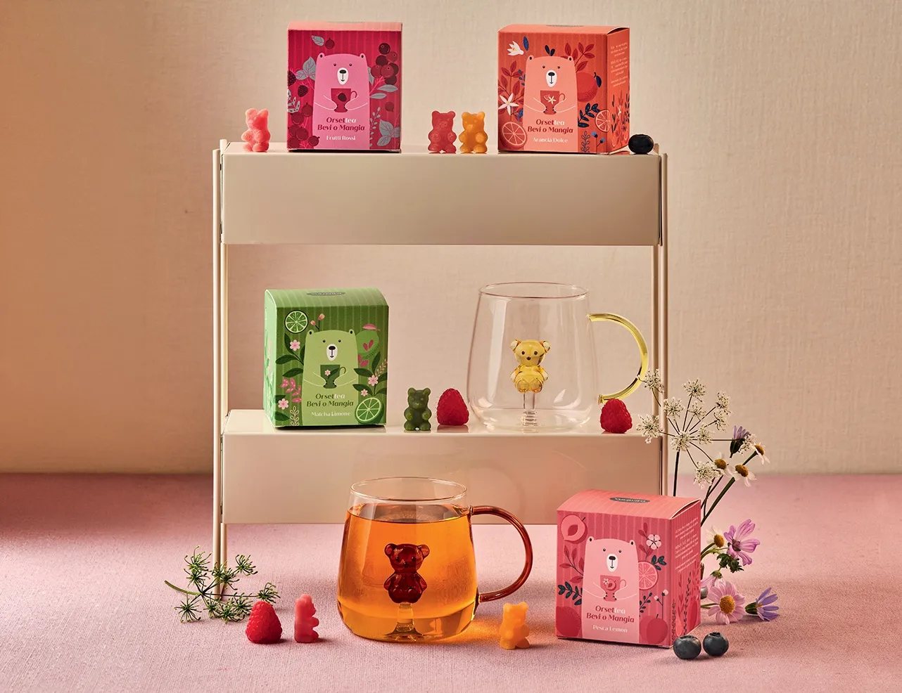 Neavita Orsetta Mug Vetro Miele
