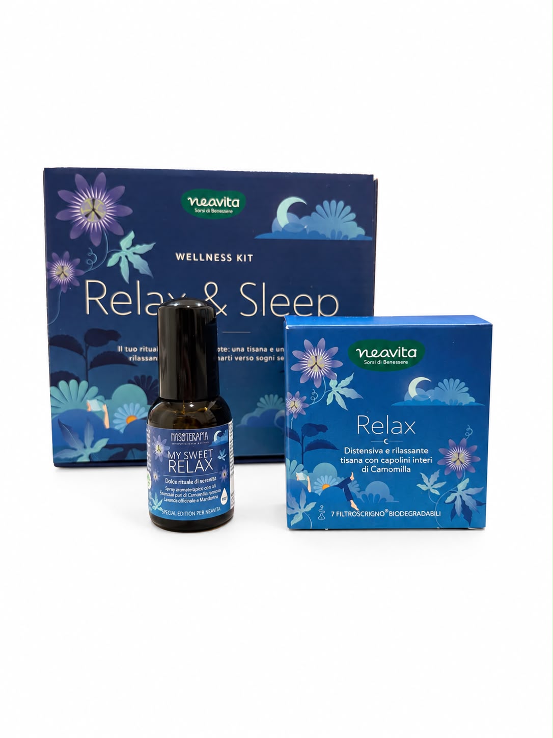 Neavita Wellness Kit Cofanetto Tisana + Spray