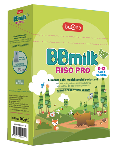 BBMilk Riso Pro 0-12 mesi 400 g