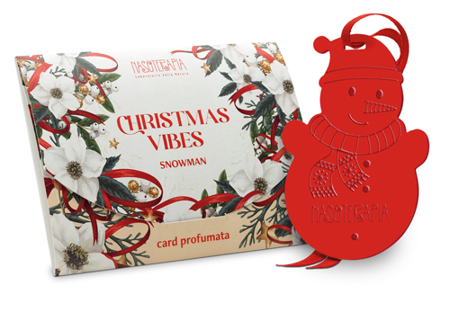 Nasoterapia Card Profumata Snowman